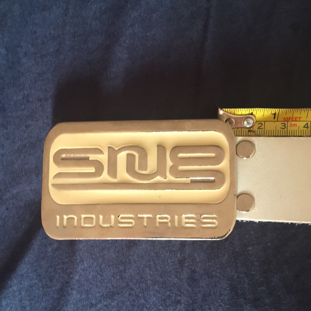 Snug industries streetwear raver white leather belt like Illig+ free snug decal - Picture 7 of 10